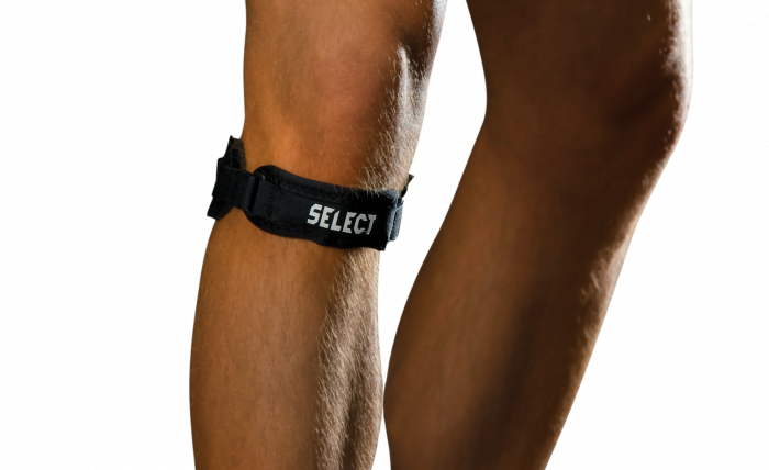 Select - Procare Knee Strap - Noir & jaune fluo